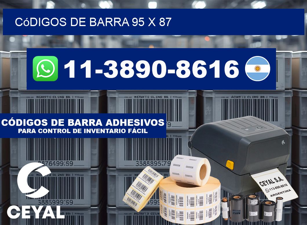 códigos de barra 95 x 87