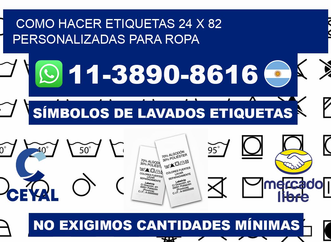 como hacer etiquetas 24 x 82 personalizadas para ropa