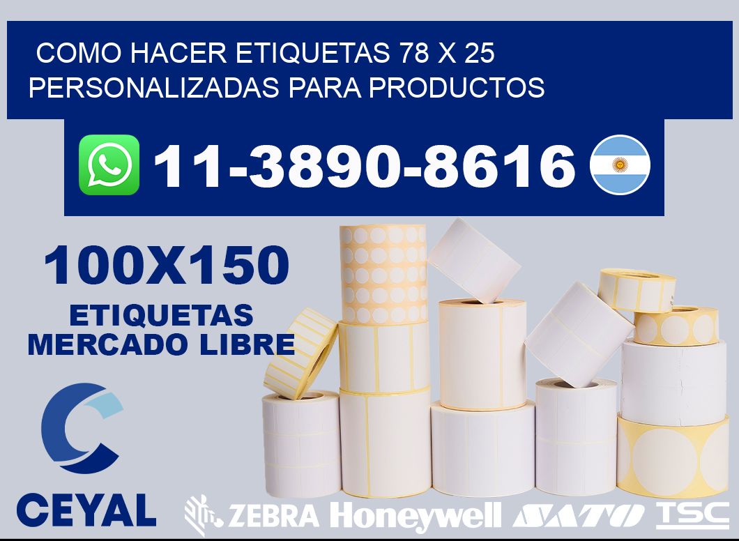 como hacer etiquetas 78 x 25 personalizadas para productos