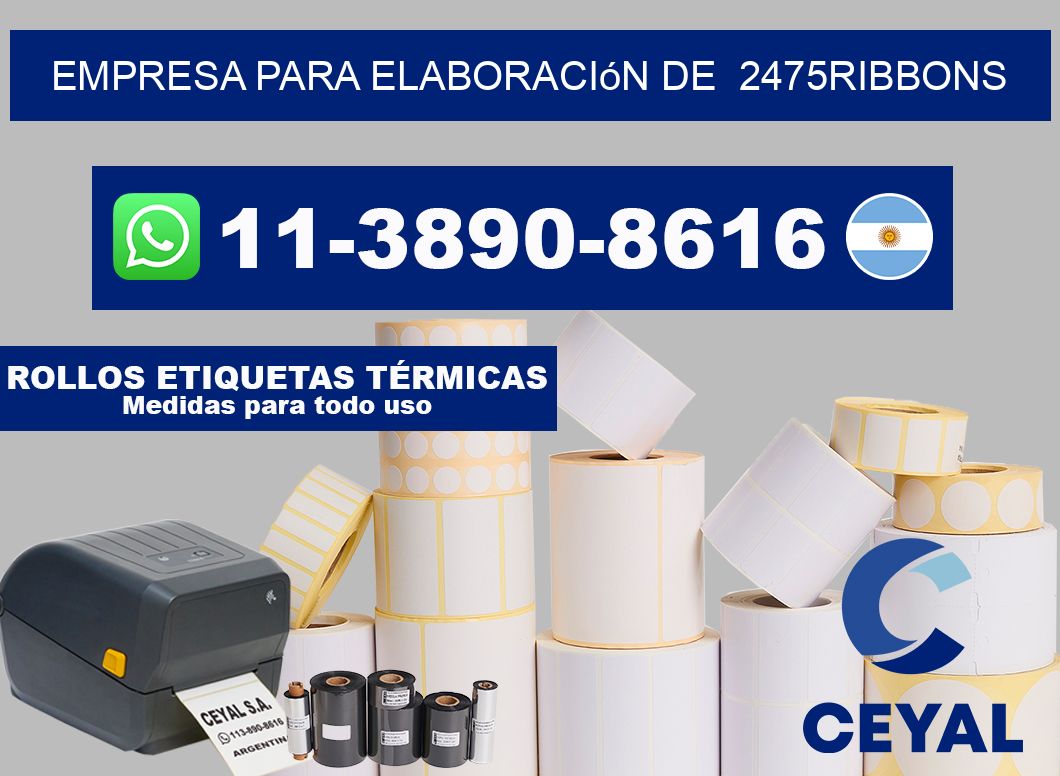 empresa para elaboración de  2475ribbons