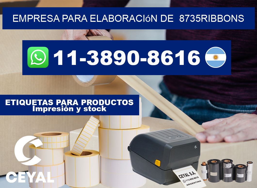 empresa para elaboración de 8735ribbons