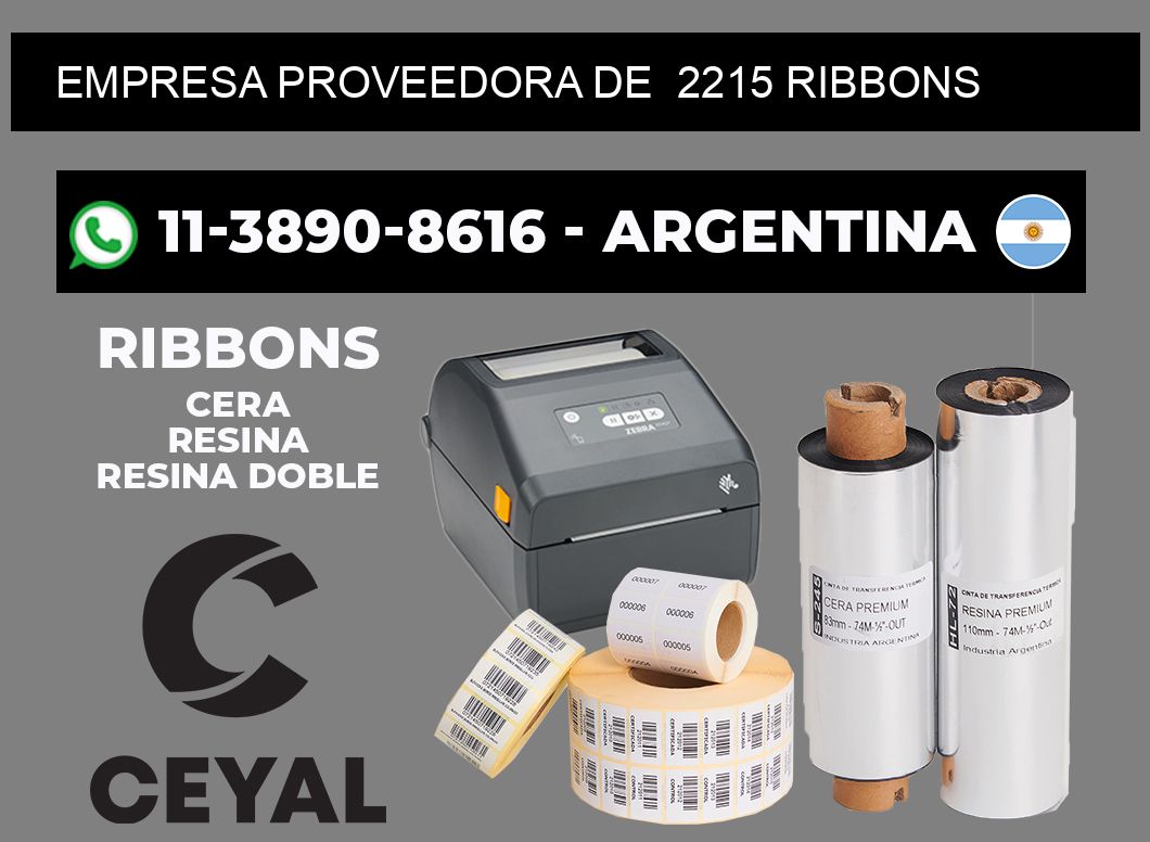 empresa proveedora de 2215 ribbons
