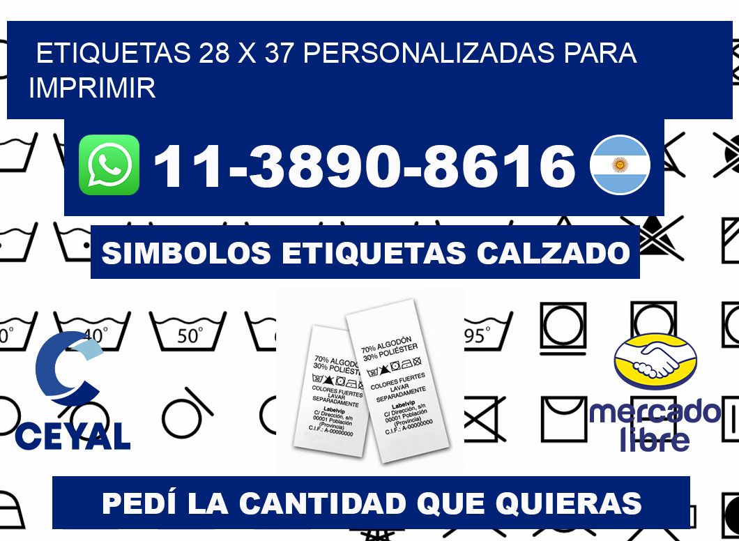 etiquetas 28 x 37 personalizadas para imprimir