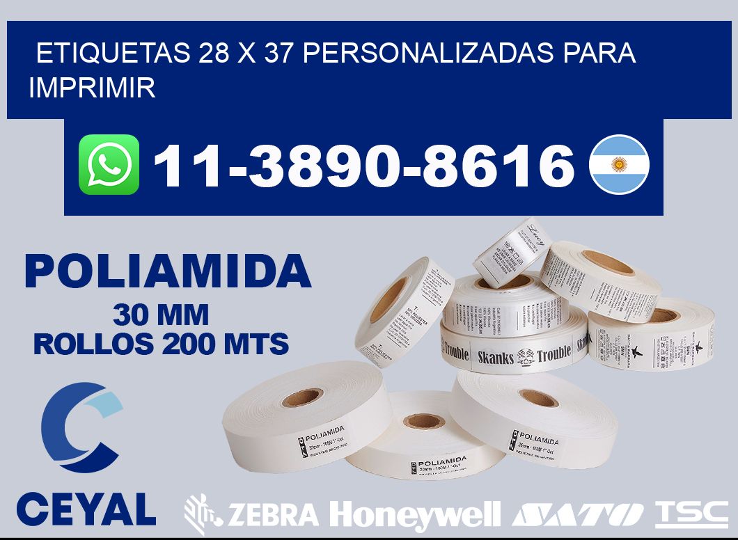 etiquetas 28 x 37 personalizadas para imprimir