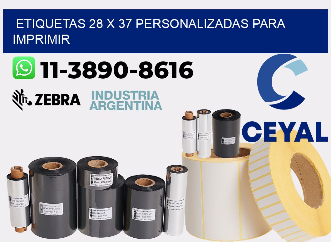 etiquetas 28 x 37 personalizadas para imprimir