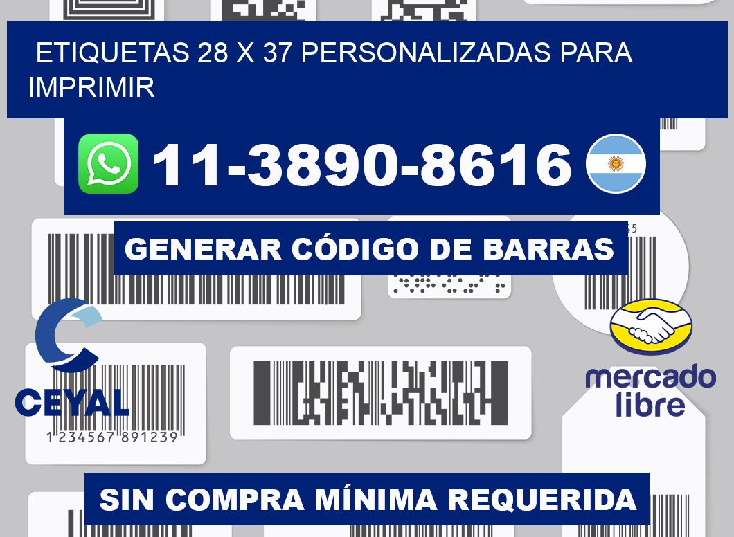 etiquetas 28 x 37 personalizadas para imprimir