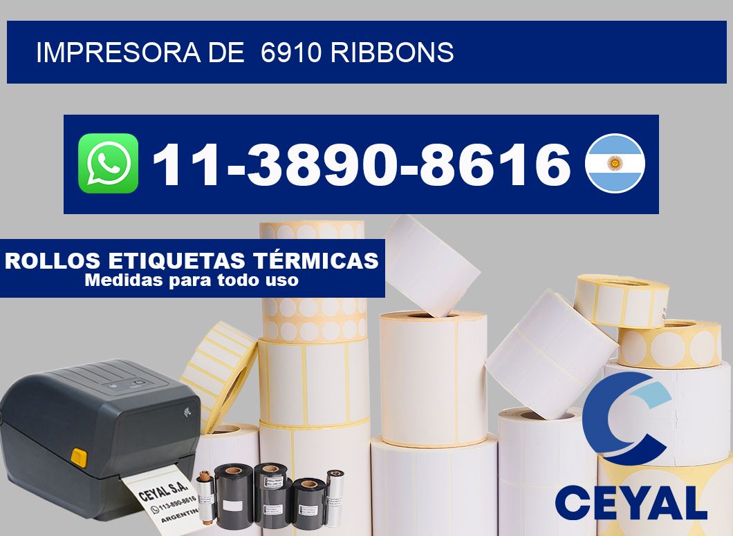 impresora de  6910 ribbons