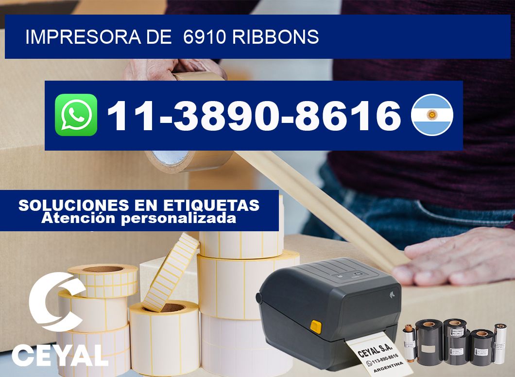 impresora de 6910 ribbons