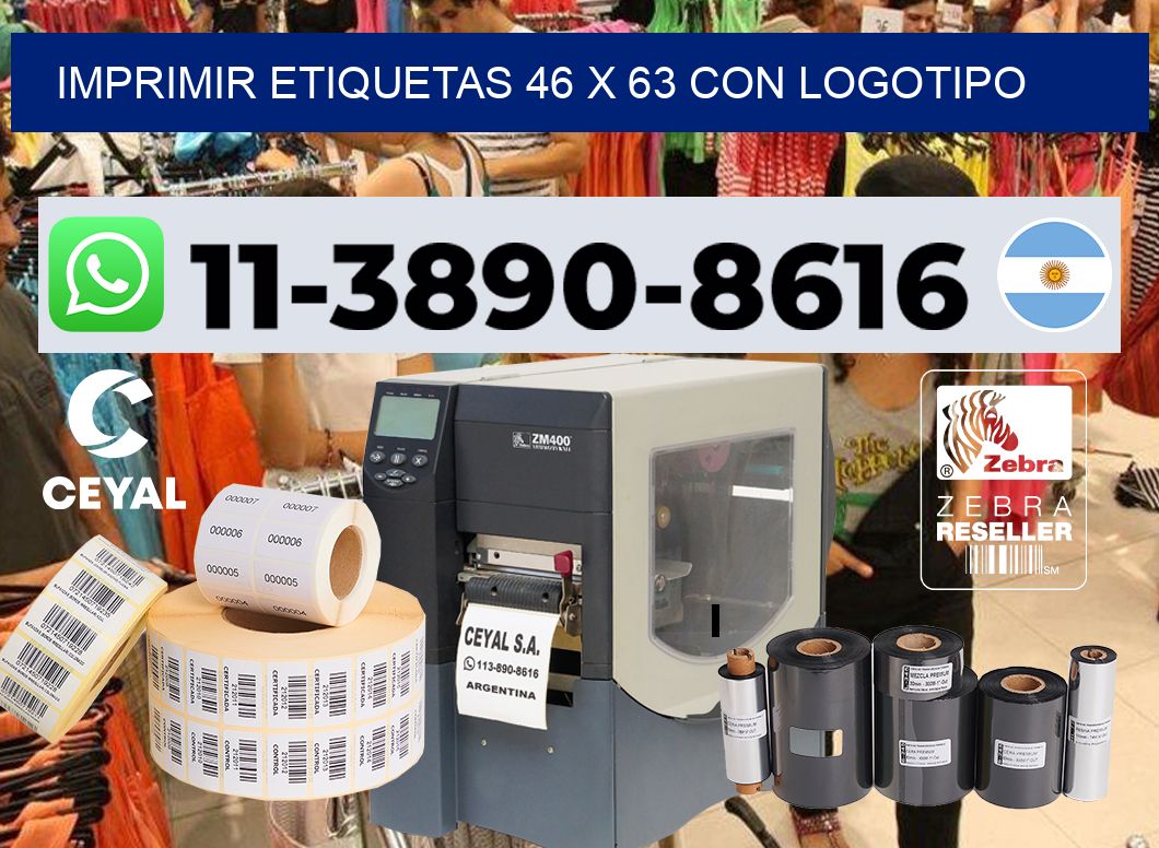imprimir etiquetas 46 x 63 con logotipo