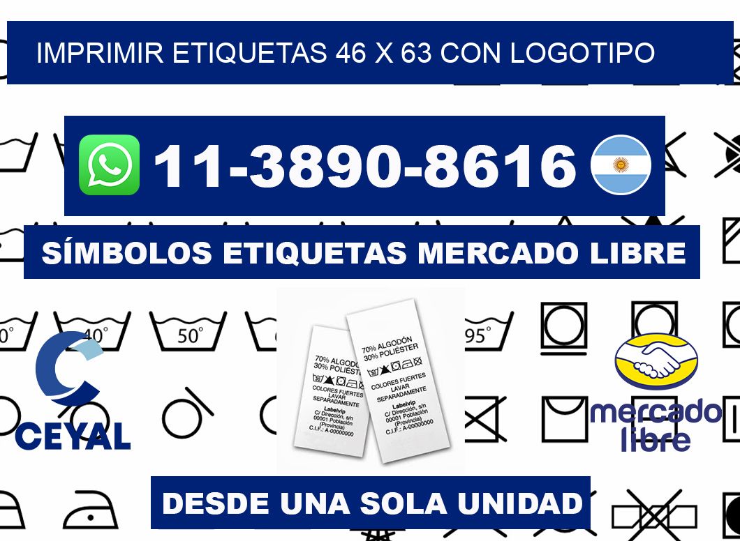 imprimir etiquetas 46 x 63 con logotipo