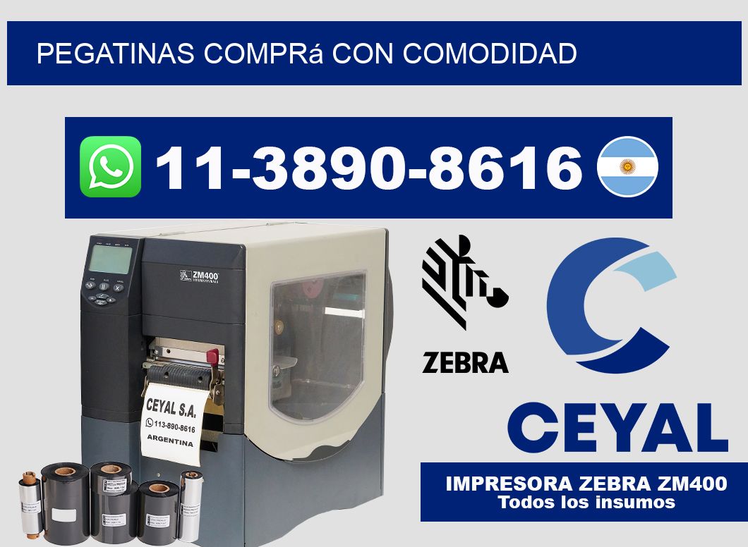 PEGATINAS Comprá con comodidad