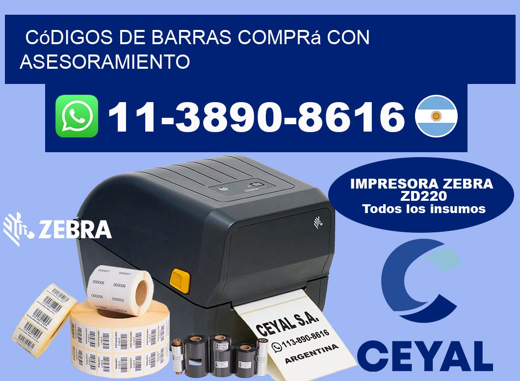 códigos de barras Comprá con asesoramiento