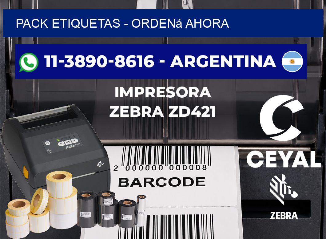 pack etiquetas - Ordená ahora