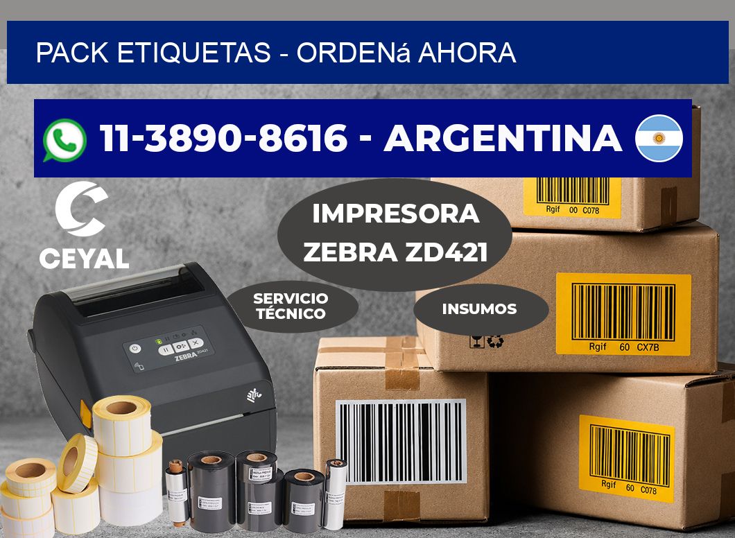 pack etiquetas – Ordená ahora