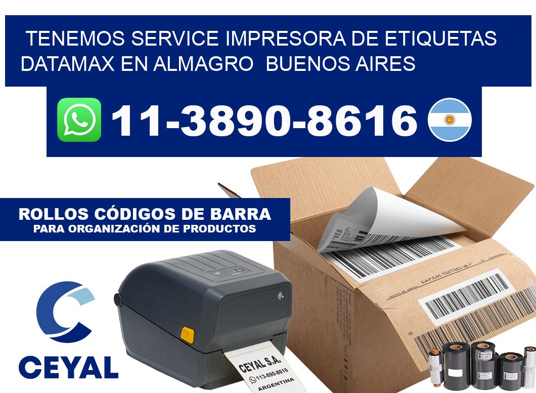 tenemos service Impresora de etiquetas Datamax en Almagro  Buenos Aires
