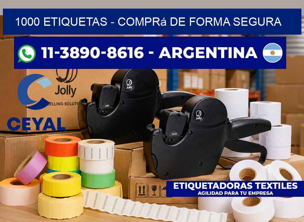 1000 ETIQUETAS - Comprá de forma segura