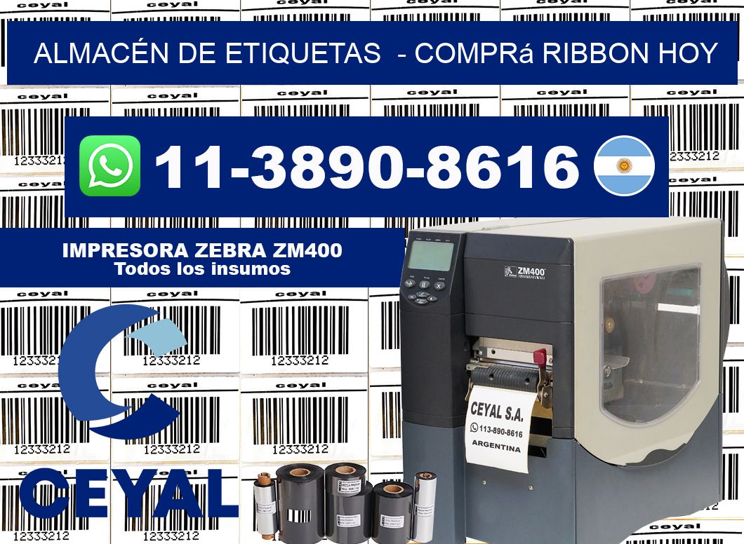 ALMACÉN DE ETIQUETAS  – Comprá ribbon hoy