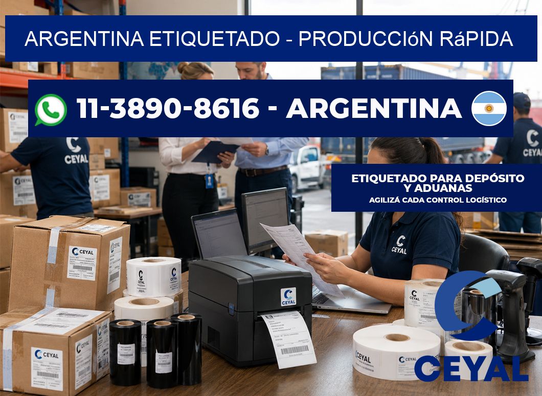 ARGENTINA ETIQUETADO - Producción rápida