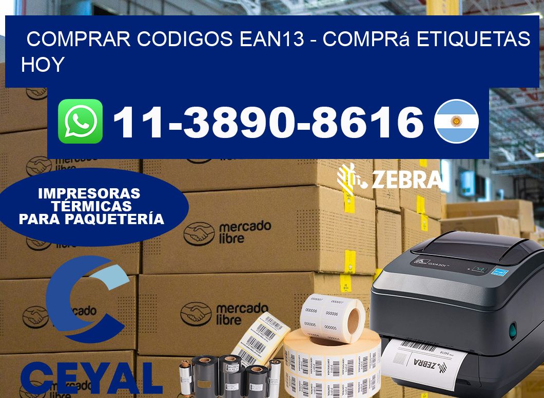COMPRAR CODIGOS EAN13 - Comprá etiquetas hoy