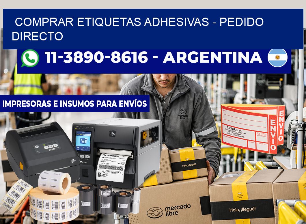 COMPRAR ETIQUETAS ADHESIVAS – Pedido directo