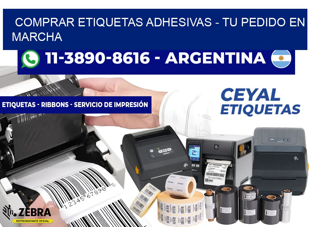 COMPRAR ETIQUETAS ADHESIVAS - Tu pedido en marcha