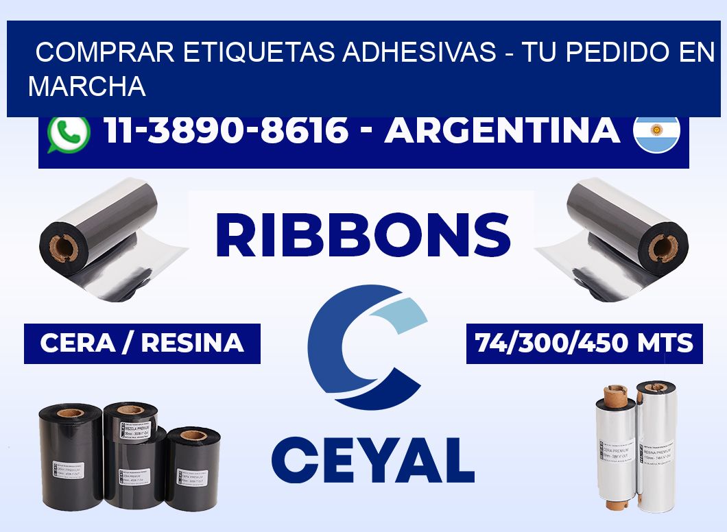 COMPRAR ETIQUETAS ADHESIVAS - Tu pedido en marcha