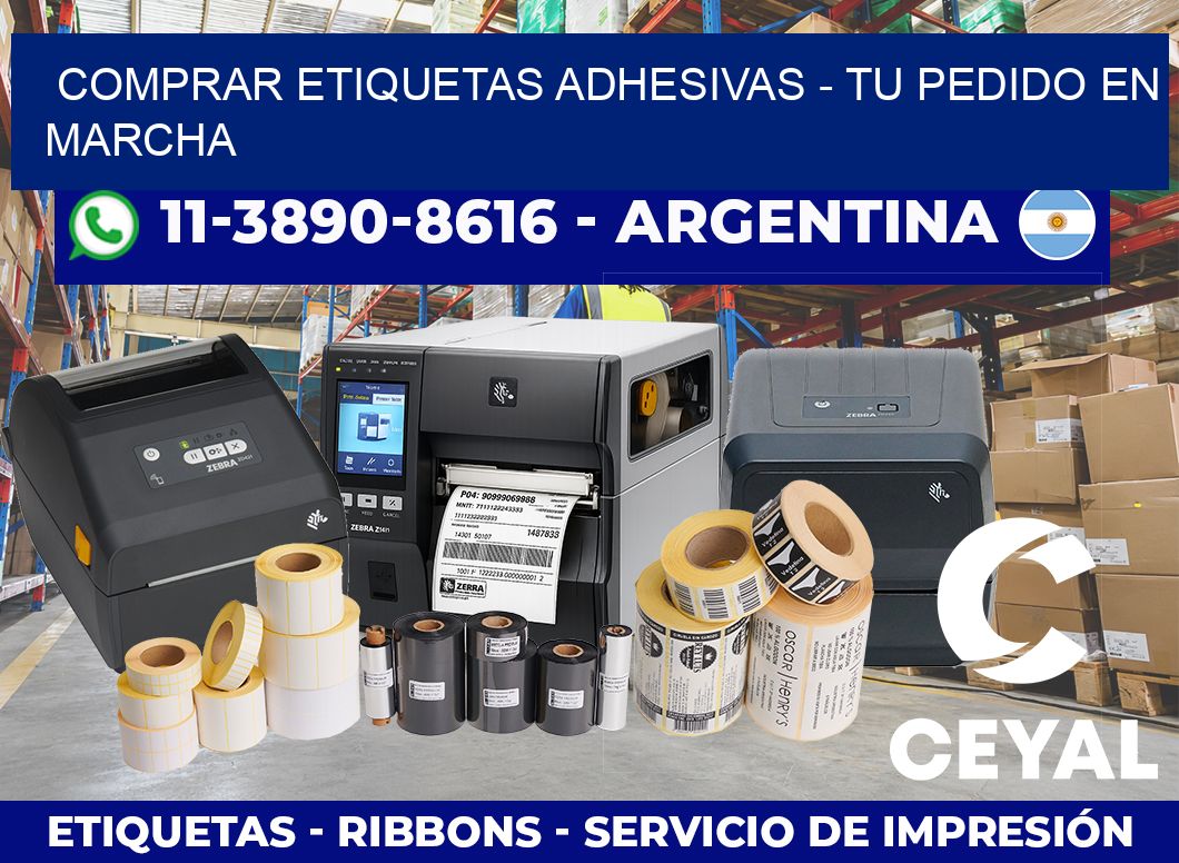 COMPRAR ETIQUETAS ADHESIVAS – Tu pedido en marcha