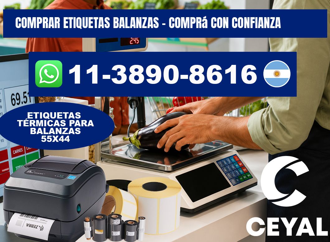 COMPRAR ETIQUETAS BALANZAS - Comprá con confianza