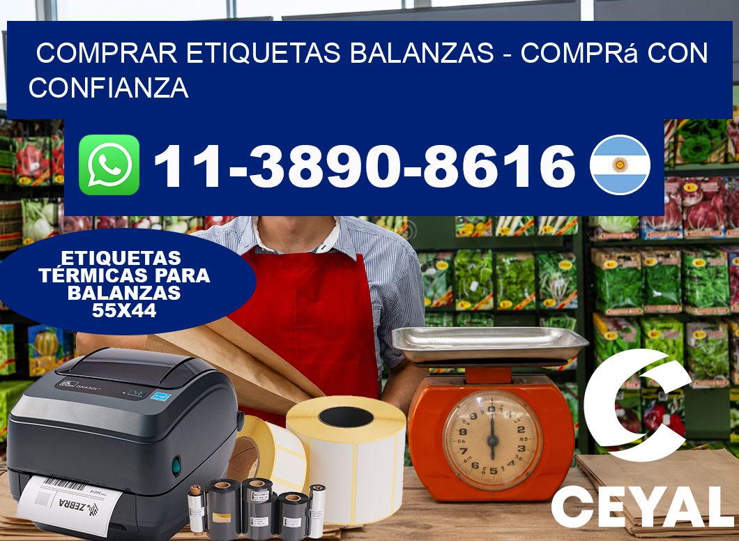 COMPRAR ETIQUETAS BALANZAS - Comprá con confianza