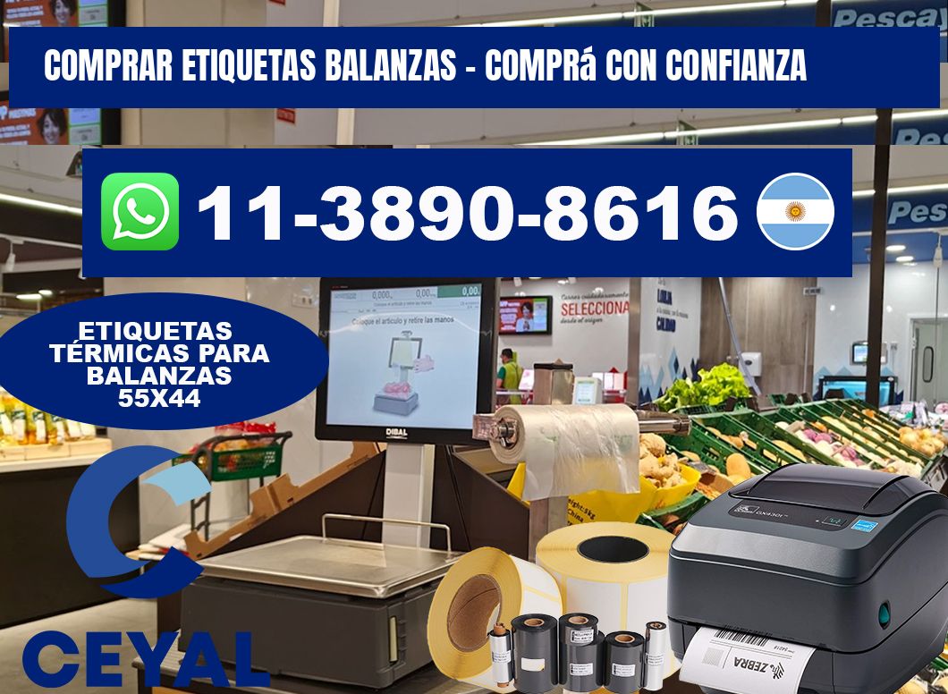 COMPRAR ETIQUETAS BALANZAS - Comprá con confianza