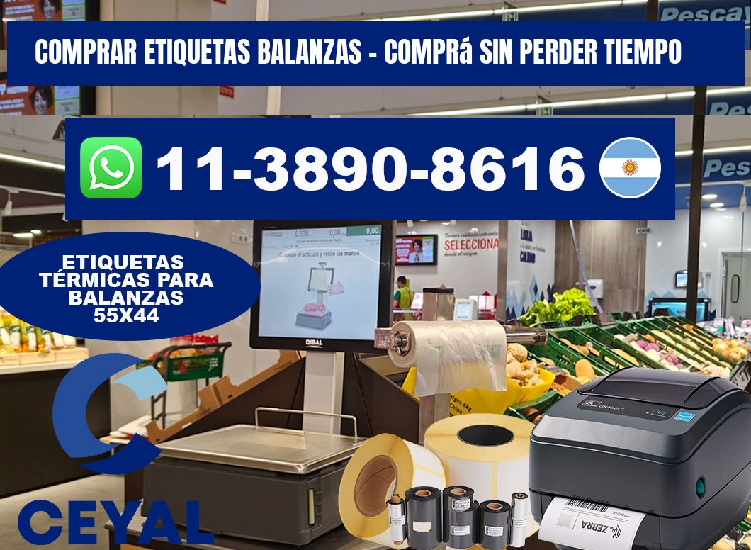COMPRAR ETIQUETAS BALANZAS - Comprá sin perder tiempo