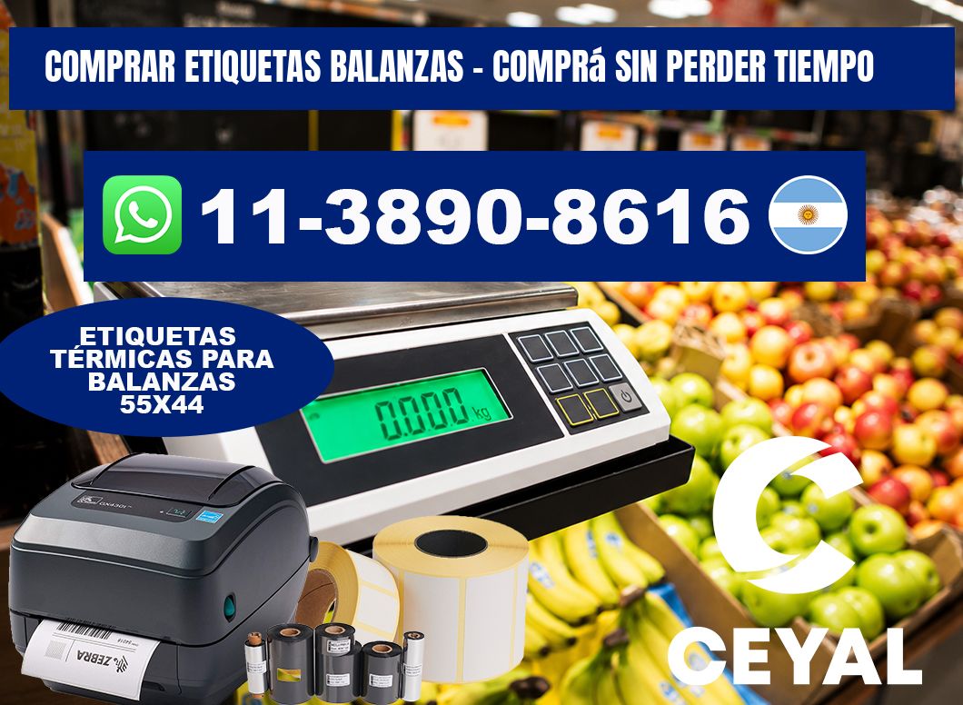 COMPRAR ETIQUETAS BALANZAS - Comprá sin perder tiempo