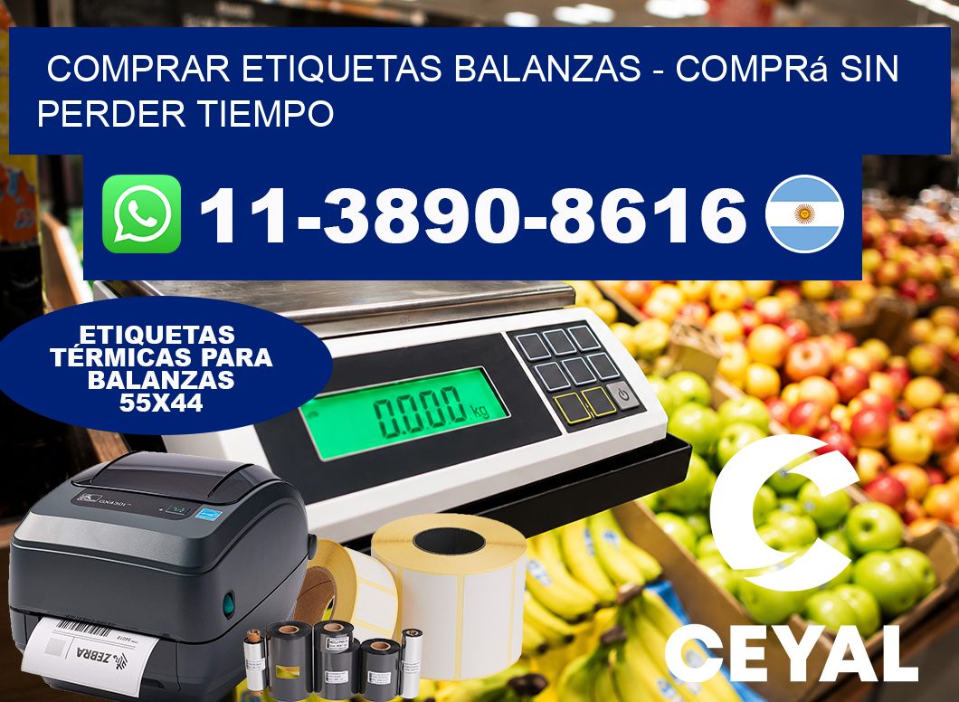 COMPRAR ETIQUETAS BALANZAS – Comprá sin perder tiempo
