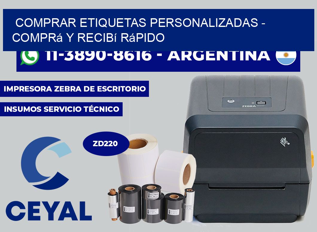 COMPRAR ETIQUETAS PERSONALIZADAS - Comprá y recibí rápido