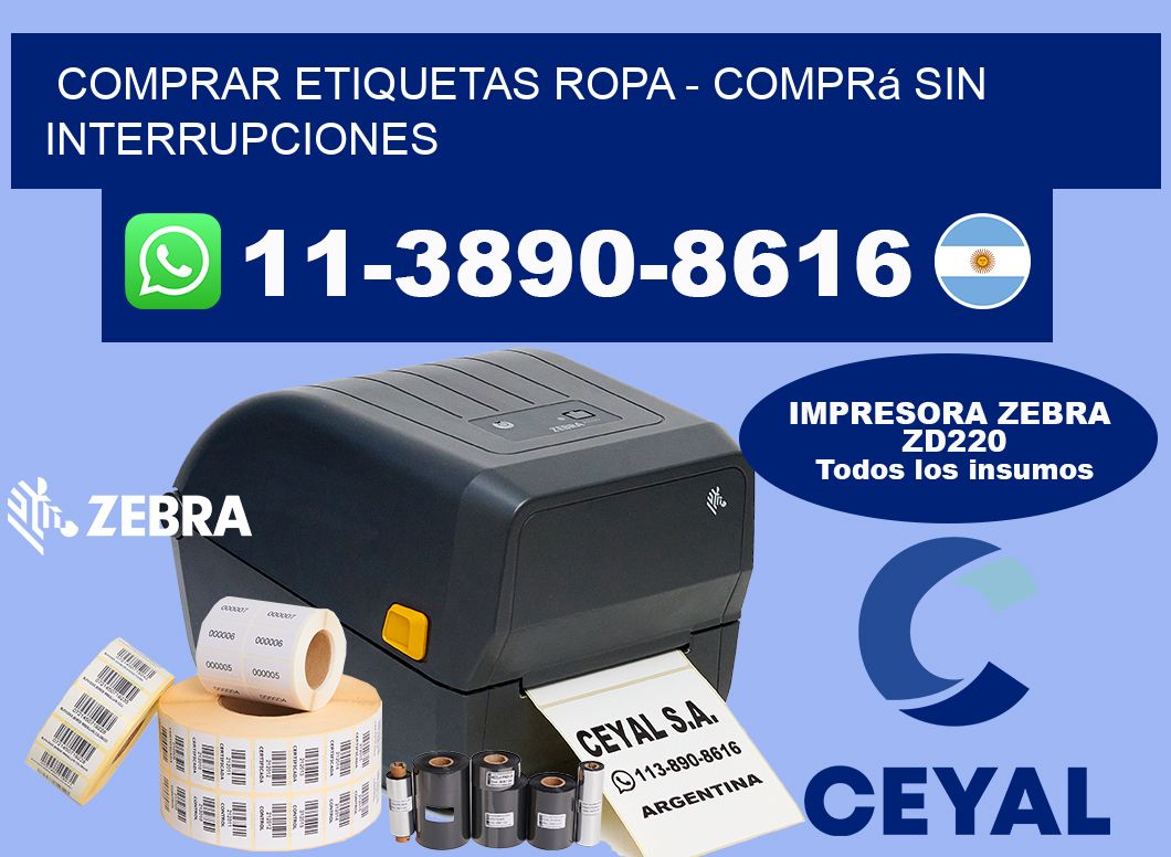 COMPRAR ETIQUETAS ROPA - Comprá sin interrupciones