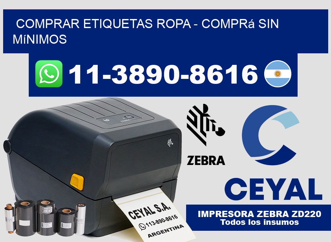 COMPRAR ETIQUETAS ROPA – Comprá sin mínimos