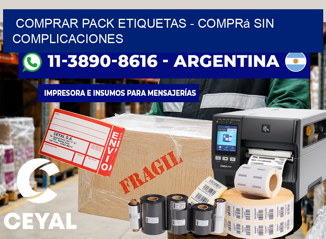 COMPRAR PACK ETIQUETAS – Comprá sin complicaciones