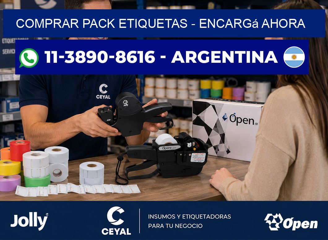 COMPRAR PACK ETIQUETAS - Encargá ahora