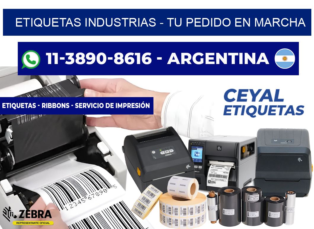 ETIQUETAS INDUSTRIAS - Tu pedido en marcha