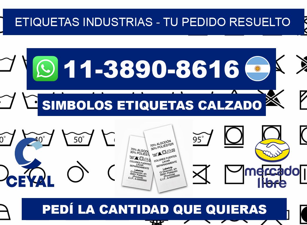 ETIQUETAS INDUSTRIAS - Tu pedido resuelto