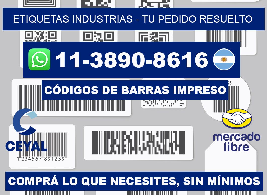 ETIQUETAS INDUSTRIAS - Tu pedido resuelto