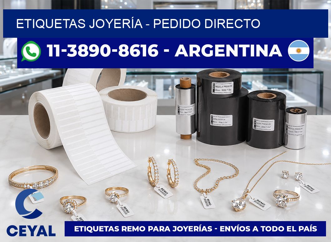 ETIQUETAS JOYERÍA – Pedido directo
