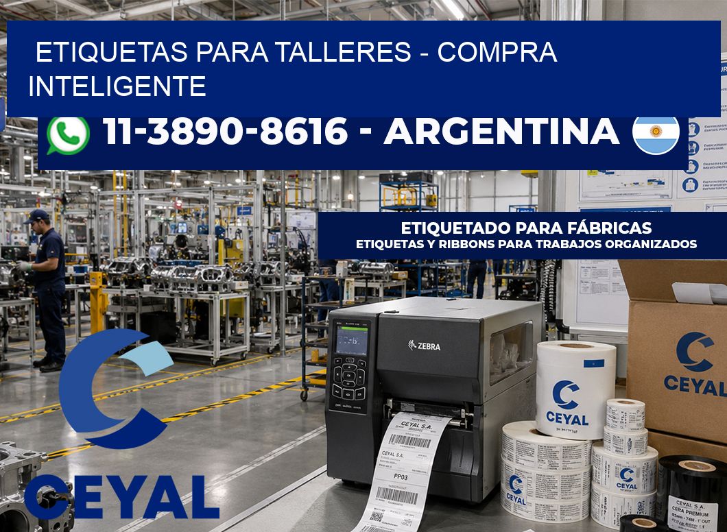 ETIQUETAS PARA TALLERES - Compra inteligente