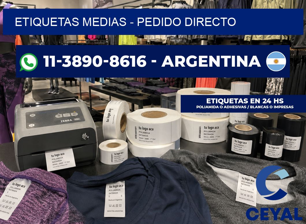 Etiquetas Medias – Pedido directo