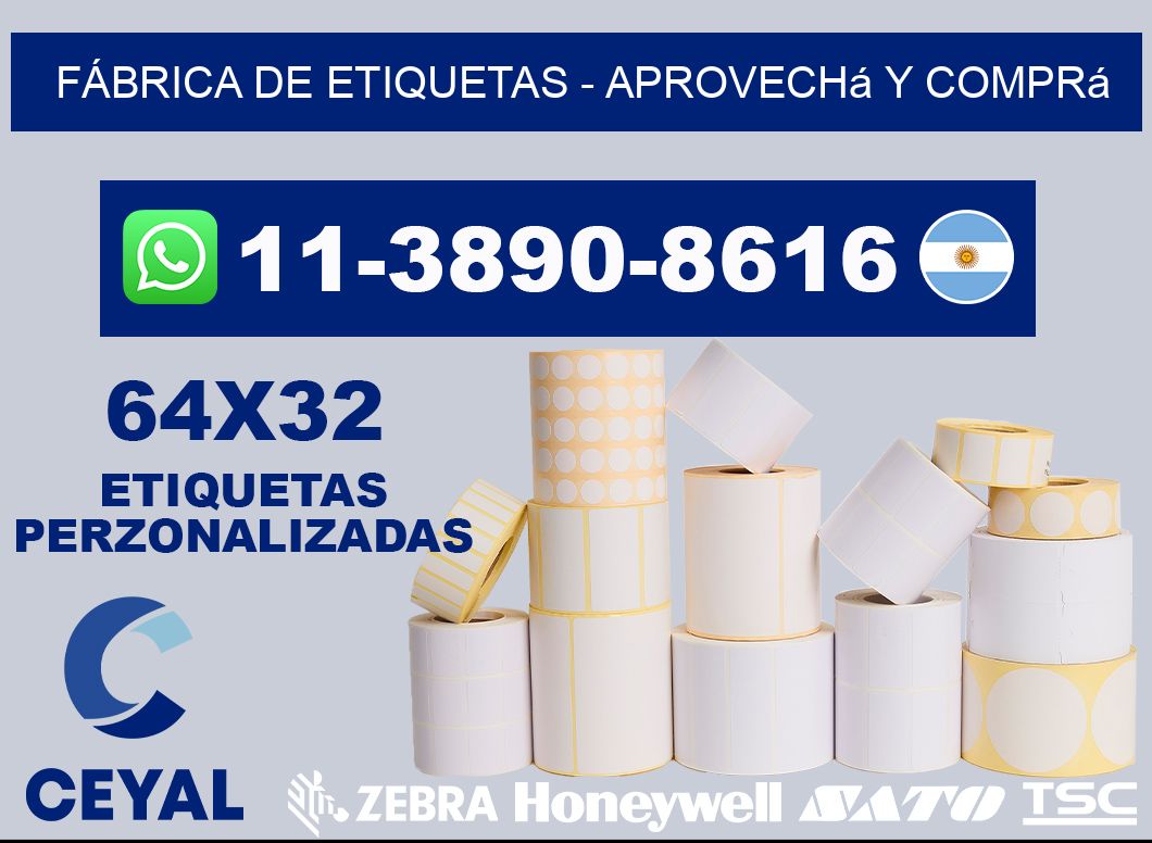 FÁBRICA DE ETIQUETAS - Aprovechá y comprá