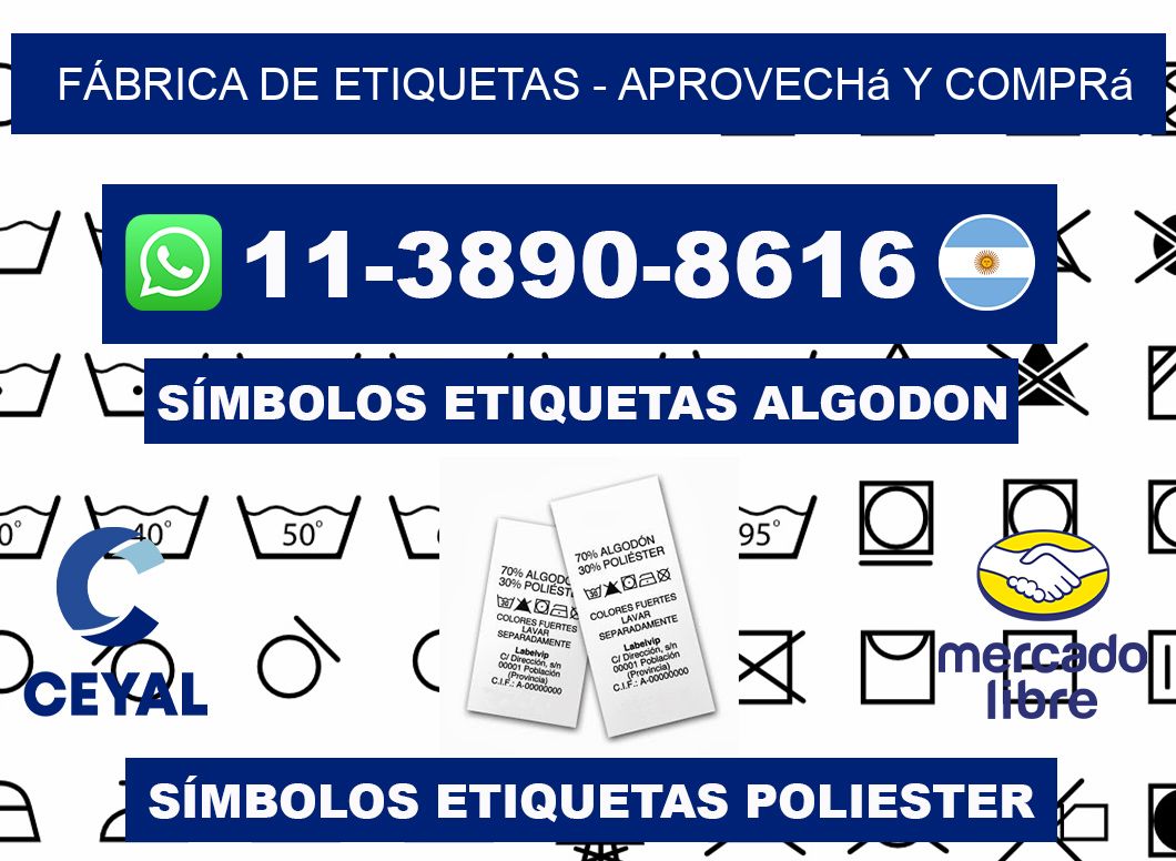 FÁBRICA DE ETIQUETAS - Aprovechá y comprá