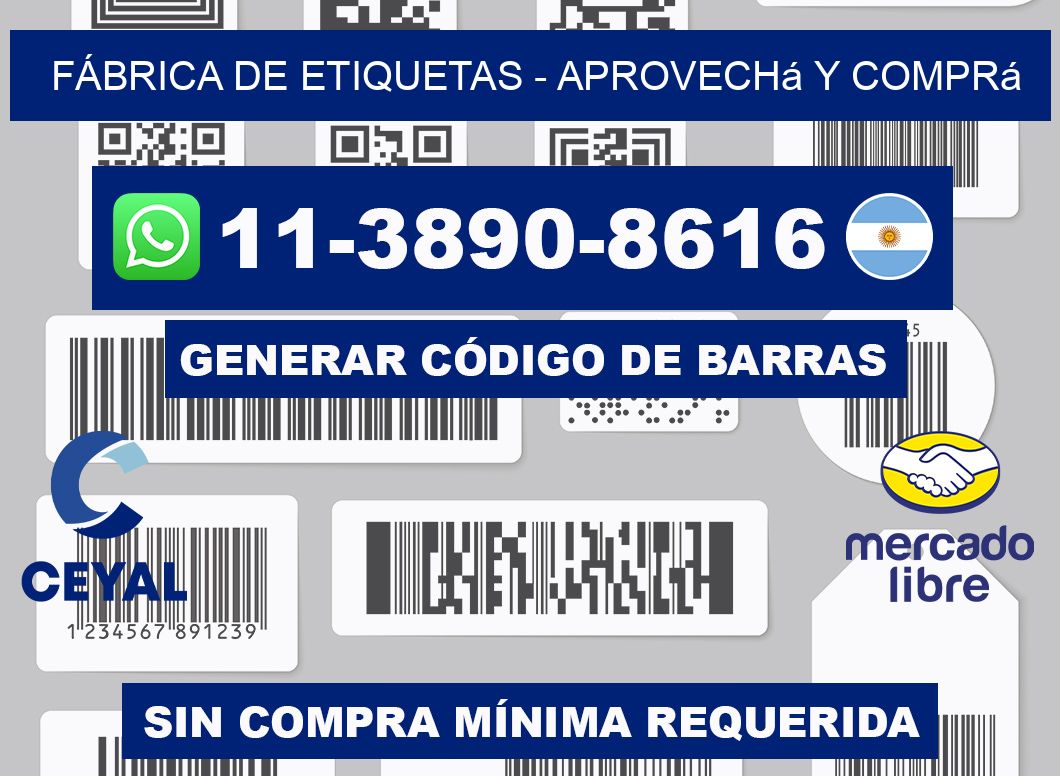FÁBRICA DE ETIQUETAS - Aprovechá y comprá