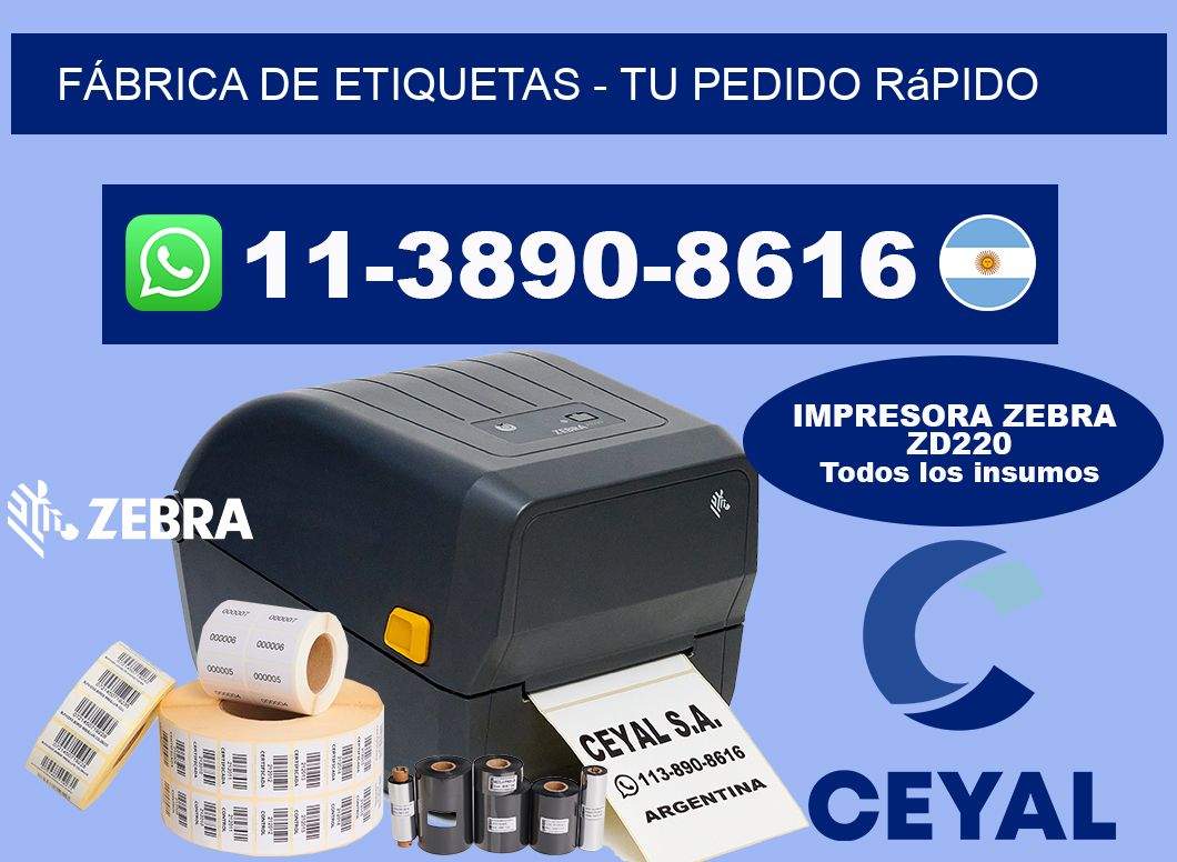 FÁBRICA DE ETIQUETAS - Tu pedido rápido