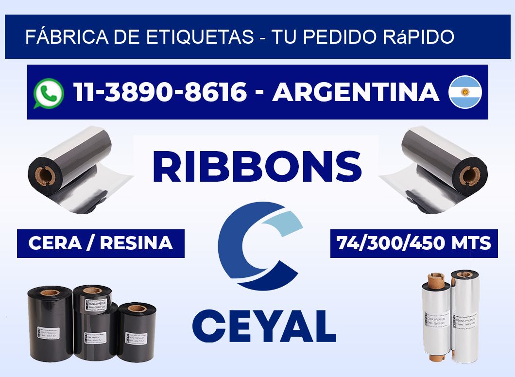 FÁBRICA DE ETIQUETAS - Tu pedido rápido