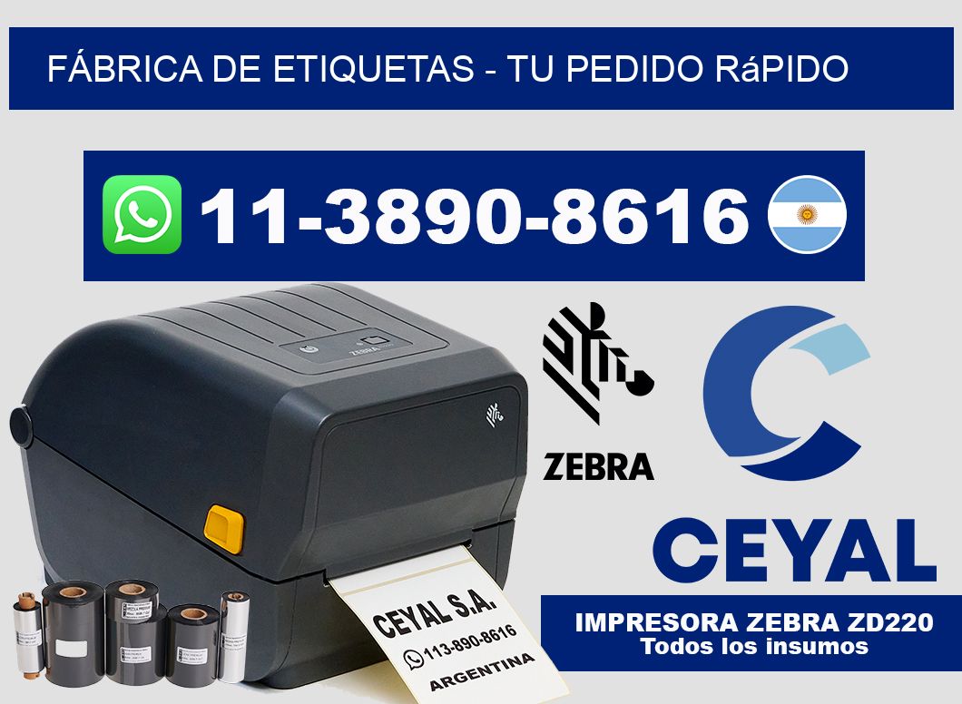 FÁBRICA DE ETIQUETAS – Tu pedido rápido